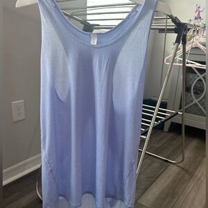 Lululemon Athletica Blue Sleeveless Tank Top